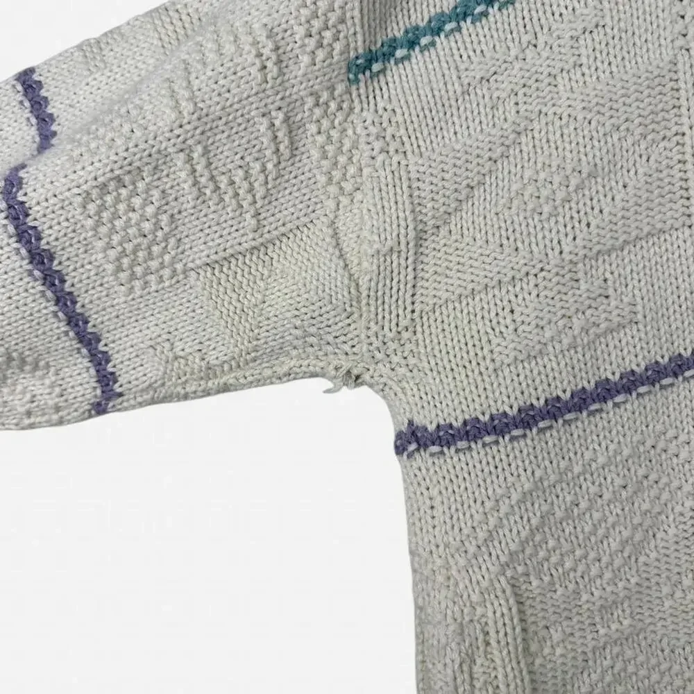 Vintage the fox collection textured knit sweater